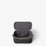 FENDI Vanity Black nappa leather mini-bag with FF motif - Image 4